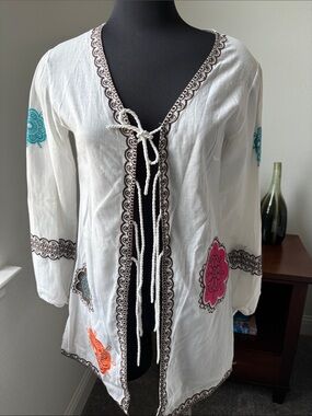 Mud Pie Cotton Beach Coverup